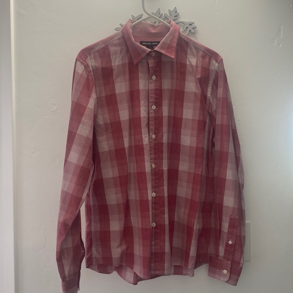 Red and white Michael Kors Shirt